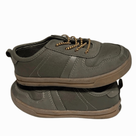 Oshkosh boys shoes Sz 11 medium gray sneakers casual - Picture 5 of 5